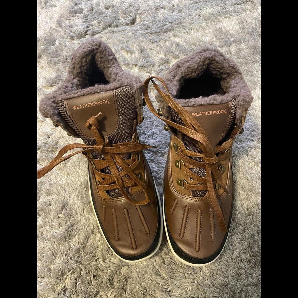 Weatherproof Brown Boots Sz 10m